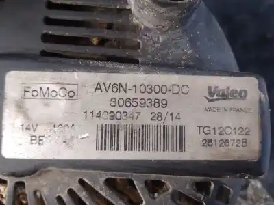 Pezzo di ricambio per auto di seconda mano alternatore per ford c-max ii (dxa/cb7, dxa/ceu) 1.6 tdci riferimenti oem iam av6n10300dc p3-a5-3-2 