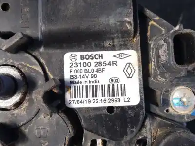 Автозапчастина б/у генератор для renault captur i (j5_, h5_) 0.9 tce 90 посилання на oem iam 231002854r p3-a4-8-2 