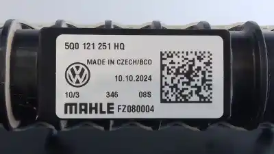 Автозапчастина б/у водяний радіатор для skoda karoq (nu7, nd7) 1.5 tsi посилання на oem iam 5q0121251hq p3-b6-9 