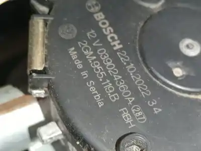 Second-hand car spare part front windshield wiper motor for volkswagen t-cross (c11) 1.0 tsi oem iam references 2gm955119b  039024360a