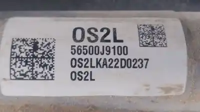 Автозапчастина б/у рульмова рейка для hyundai kona (os, ose, osi) 1.0 t-gdi посилання на oem iam 56500j9100 p1-a6-7 