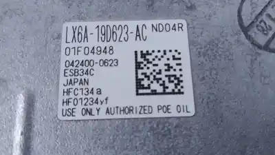 Second-hand car spare part air conditioning compressor for ford kuga st-line oem iam references 01f04948 p3-a2-5-2 0424000623