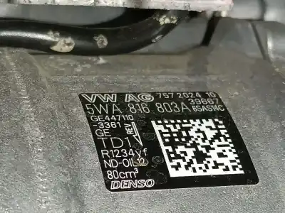 Second-hand car spare part air conditioning compressor for cupra leon (kl1) 1.5 etsi oem iam references 5wa816803a  