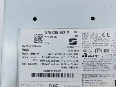 Автозапчасти б/у gps-навигационная система за seat ateca (kh7, khp) 1.5 tsi ссылки oem iam 5fj919606a e2-a1-24-3 