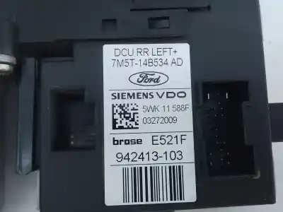 Second-hand car spare part rear left window motor for ford kuga (cbv) titanium oem iam references 942413103 e2-b3-14-2 