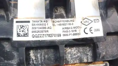 Автозапчастина б/у передня права подушка безопасности для renault megane iv fastback (b9a/m/n_) 1.5 dci 110 (b9a3) посилання на oem iam 985252978r e1-a1-3-2 