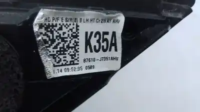 Peça sobressalente para automóvel em segunda mão espelho retrovisor esquerdo por kia ceed (cd) 1.4 t-gdi referências oem iam 87610j7351 e2-b5-24-2 