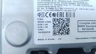 Second-hand car spare part electronic module for kia ceed (cd) 1.4 t-gdi oem iam references 95560j7000 e3-a3-19-1 