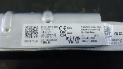 Автозапчасти б/у комплект подушки безопасности за cupra formentor (km7, kmp) 2.0 tdi 4drive ссылки oem iam 5qs959655r p2-a1-35 5fg857003