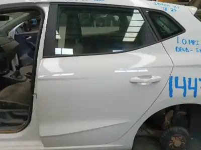 Peça sobressalente para automóvel em segunda mão porta do automóvel traseira esquerda por seat ibiza v (kj1, kjg) 1.0 mpi referências oem iam 