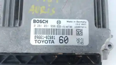 Second-hand car spare part ecu engine control for toyota auris (_e18_) 1.4 d-4d (nde180_) oem iam references 896610z601 e3-b2-26-4 0281031998