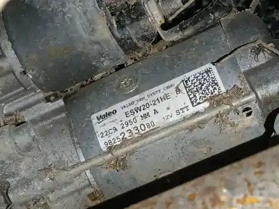 Peça sobressalente para automóvel em segunda mão motor de arranque por citroen c4 cactus 1.5 bluehdi 100 referências oem iam 9825233080