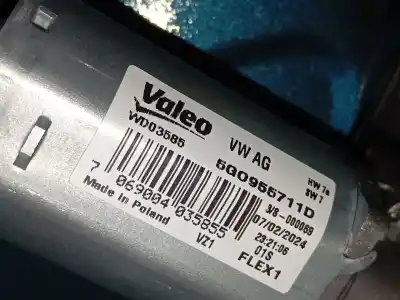 Second-hand car spare part rear windshield wiper motor for volkswagen tiguan (ad1, ax1) 1.5 tsi oem iam references 5g0955711d