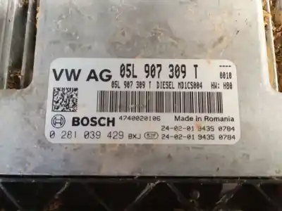 Second-hand car spare part ecu engine control for volkswagen tiguan (ad1, ax1) 2.0 tdi oem iam references 05l907309t