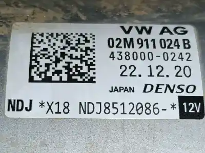 Peça sobressalente para automóvel em segunda mão motor de arranque por seat leon (kl1) 2.0 tdi referências oem iam 02m911024b  43800o00242
