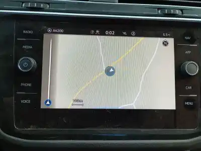Second-hand car spare part gps navigation system for volkswagen tiguan (ad1, ax1) 2.0 tdi oem iam references 