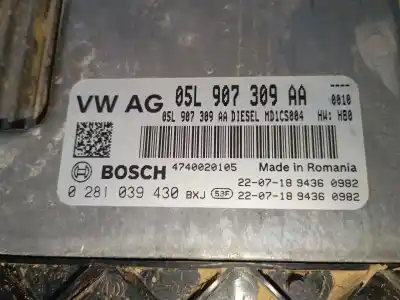 Second-hand car spare part ecu engine control for seat leon (kl1) 2.0 tdi oem iam references 05l907309aa