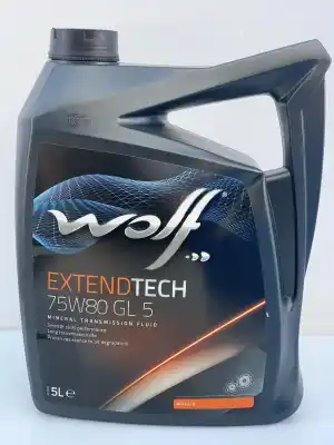 Pezzo di ricambio per auto di seconda mano OLIO CAMBIO per UNIVERSAL ACEITE WOLF EXTENDTECH 75W80 GL5 5L Riferimenti OEM IAM 8337772  