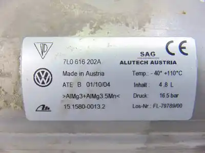 Recambio de automóvil de segunda mano de acumulador central amortiguacion para volkswagen touareg (7la) tdi v6 referencias oem iam 7l0616202a  