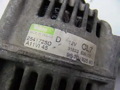 Pièce détachée automobile d'occasion alternateur pour citroen saxo 1.5 d furio références oem iam 2541725d  