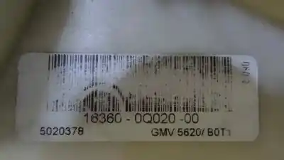 Peça sobressalente para automóvel em segunda mão termoventilador elétrico por citroen c1 audace referências oem iam 16360-0q020  