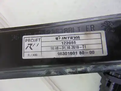 Second-hand car spare part driver left window regulator for peugeot 508 gt line oem iam references 9830160180  