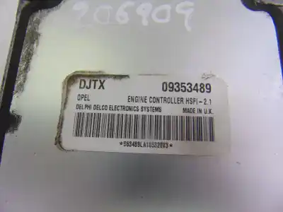 Pezzo di ricambio per auto di seconda mano centralina motore per opel astra g berlina comfort riferimenti oem iam 09353489  