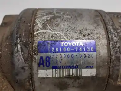 Second-hand car spare part starter motor for toyota avensis berlina (t22) 2.0 td (ct220_) oem iam references 2810074130  