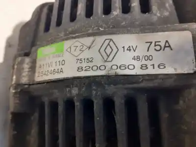 Автозапчастина б/у генератор для renault clio ii fase ii (b/cb0) d7f720 посилання на oem iam 8200060816  