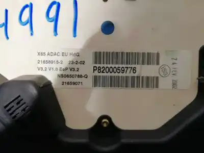 Автозапчасти б/у приборная доска за renault clio ii fase ii (b/cb0) k4j710 ссылки oem iam 8200059776  