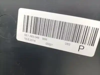 Peça sobressalente para automóvel em segunda mão consola central por skoda octavia combi (5e5) clha referências oem iam 5e186324  