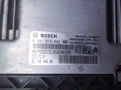 Second-hand car spare part ECU ENGINE CONTROL for PEUGEOT 207  OEM IAM references 9674244680  0281015848