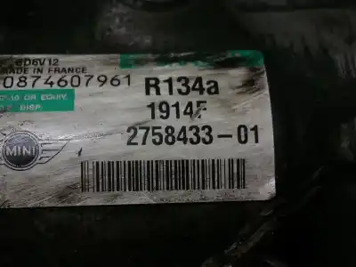 Second-hand car spare part air conditioning compressor for mini mini (r56) one d oem iam references 275843301  10874607961