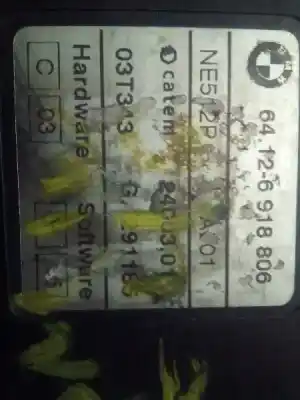 Автозапчасти б/у клапан теплообменника за bmw serie 3 compact (e46) 2.0 16v diesel cat ссылки oem iam 64126918806  