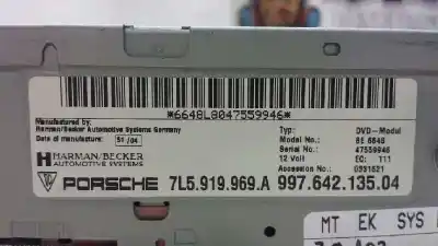 Pezzo di ricambio per auto di seconda mano sistema di navigazione gps per porsche cayenne (typ 9pa) 4.5 v8 turbo cat riferimenti oem iam 7l5919969a  