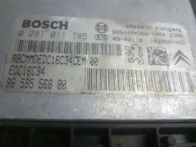 Peça sobressalente para automóvel em segunda mão centralina de motor uce por citroen c2 c2 referências oem iam 9658556880  0281011785