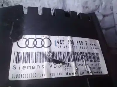 Автозапчастина б/у ПАНЕЛЬ ІНСТРУМЕНТІВ для AUDI A8 (4E2)  Посилання на OEM IAM 4E0920950F  88311327