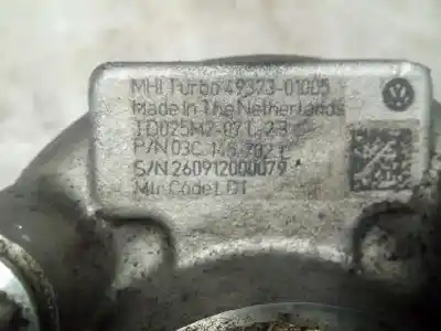 Second-hand car spare part turbocharger for audi a3 (8p) 1.4 tfsi ambiente 125 cv / 92 kw oem iam references 4937301005  ac4ct6