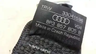 Peça sobressalente para automóvel em segunda mão cinto de segurança traseiro direito por audi a3 (8p) 2.0 fsi ambiente referências oem iam 8p3857805b  33041596