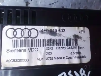 Автозапчасти б/у МНОГОФУНКЦИОНАЛЬНЫЙ ДИСПЛЕЙ за AUDI A6 AVANT (4F5)  ссылки OEM IAM 4F0919603  A2C53080033