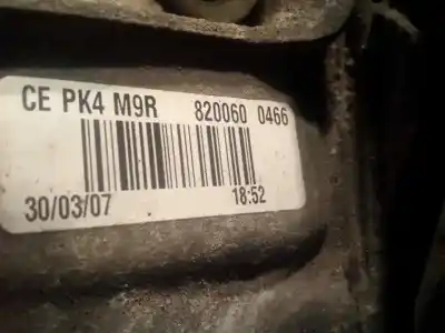 Second-hand car spare part gearbox for renault megane ii berlina 5p 2.0 dci rs / renault sport oem iam references pk4013 820060 0466 8200715339 ce pk4 m9r