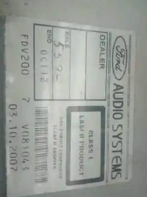 İkinci el araba yedek parçası ses sistemi / radyo cd için ford focus berlina (cap) 1.6 16v cat oem iam referansları fdv200  v081043