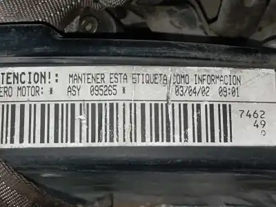 Peça sobressalente para automóvel em segunda mão motor completo por seat ibiza iii (6l1) 1.9 sdi referências oem iam asy  