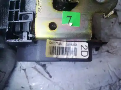 İkinci el araba yedek parçası ARKA SAG EMNIYET KEMERI için RENAULT MEGANE II BERLINA 5P  OEM IAM referansları 8200077382  B50774AC55