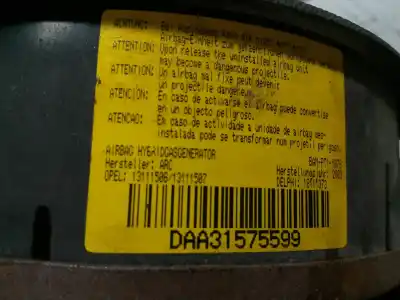Peça sobressalente para automóvel em segunda mão airbag dianteiro esquerdo por opel combo 1.3 16v cdti referências oem iam 13111506  13111507