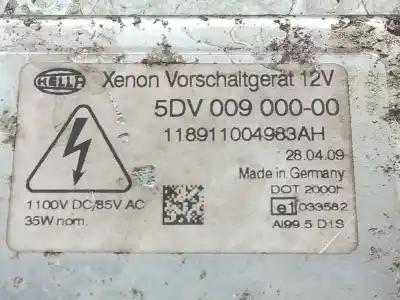 Pezzo di ricambio per auto di seconda mano centralina fari xenon per skoda superb combi (3t5) 1.6 tdi dpf riferimenti oem iam 5dv00900000  