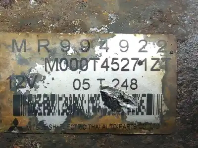 Second-hand car spare part starter motor for mitsubishi colt cabrio czc invite oem iam references mr994922  m000t45271z