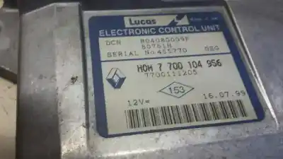 Second-hand car spare part ECU ENGINE CONTROL for RENAULT CLIO I FASE I+II (B/C57)  OEM IAM references 7700104956  R0400009F