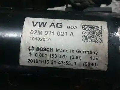 Second-hand car spare part starter motor for volkswagen t6 transporter 2.0 tdi oem iam references 02m911021a  0001153029 0001153030