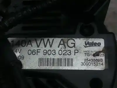 Second-hand car spare part alternator for skoda superb combi (3t5) 2.0 tdi dpf oem iam references 06f903023p  2543569b